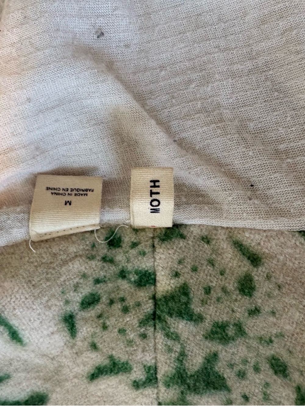 Anthropology Women’s Moth Green Pine Sweater Coat Medium Preowned - Picture 9 of 15